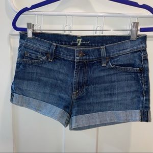 7 for all mankind Jean shorts